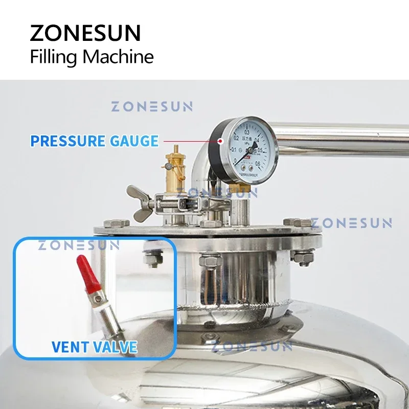 Wine To Beer - ZONESUN Carbonated Drinks Isobaric Filling Machine