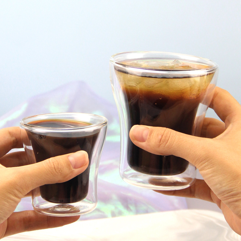100/200/250ml Double Wall Glas - Wine Beer Coffee review and price