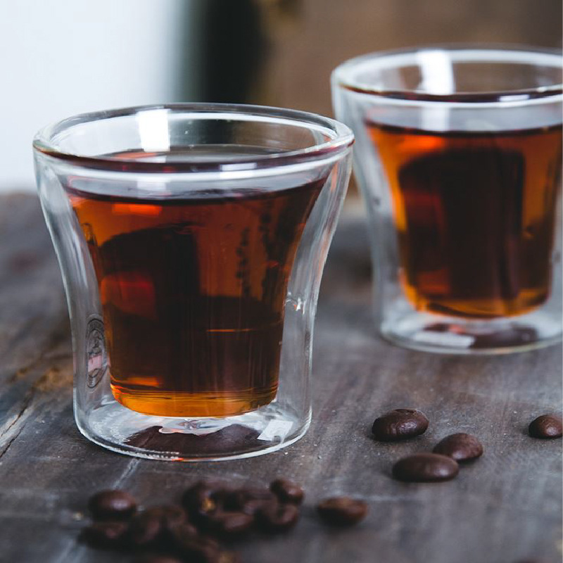 100/200/250ml Double Wall Glas - Wine Beer Coffee review and price