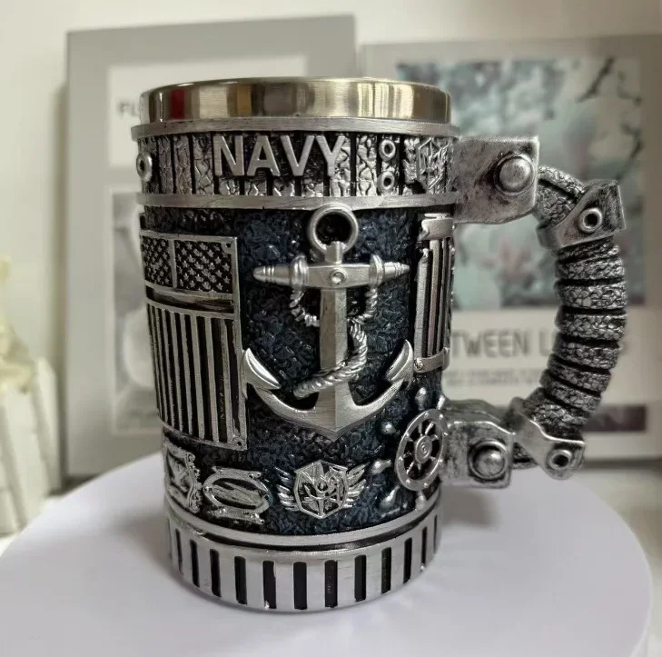 1pcs Navy Cup Air Force Anchor - Wine Beer Coffee review and price