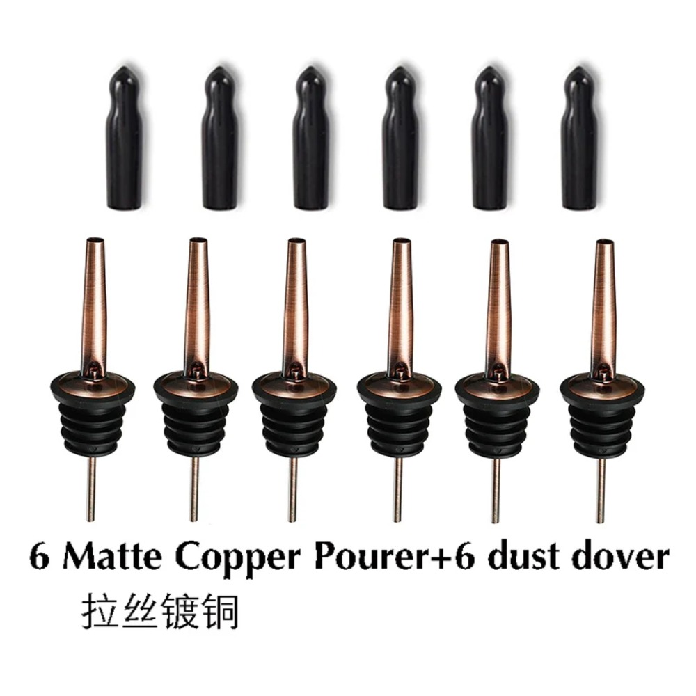 6PCS Stainless Steel Wine Pour - Bottle Stopper Set review and price