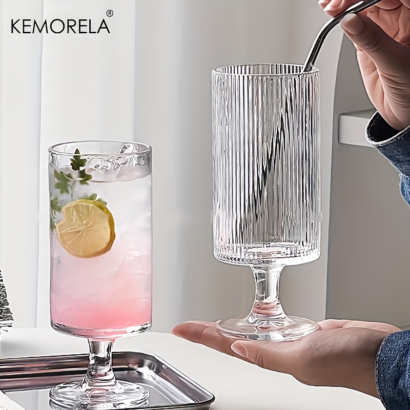 KEMORELA 1pc Elegant High-Foot - Wine Beer Coffee review and price