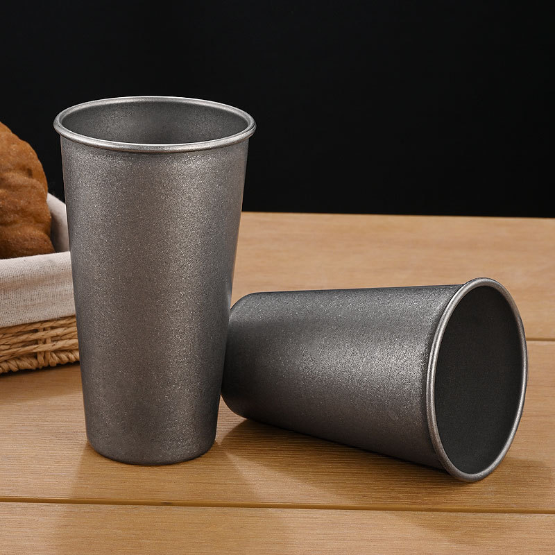 Retro Silver Stainless Steel D - Wine Beer Coffee review and price
