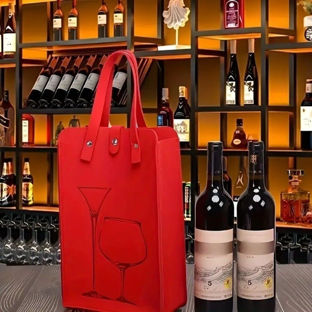 High Quality Felt Red Wine Bag - Wine & Beer Shop review and price
