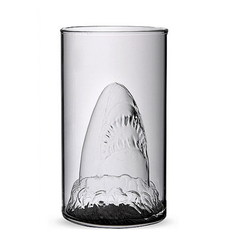 300ml Shark Drinking Double Gl - Wine Beer Coffee review and price