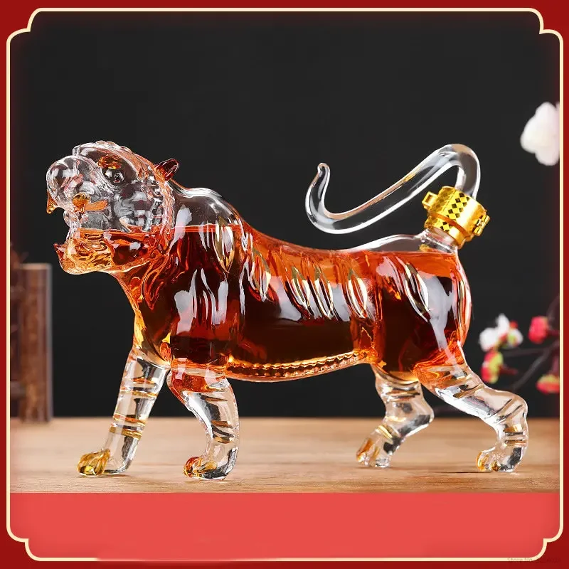 Handsome tiger shaped animal l - Wine Beer And Spirits review and price