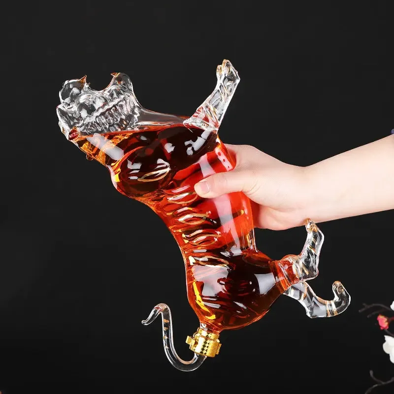 Handsome tiger shaped animal l - Wine Beer And Spirits review and price