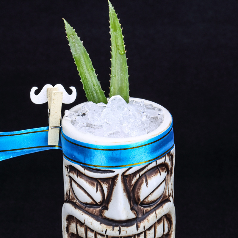 600ml Ceramic Tiki Mug Creativ - Wine Beer Coffee review and price