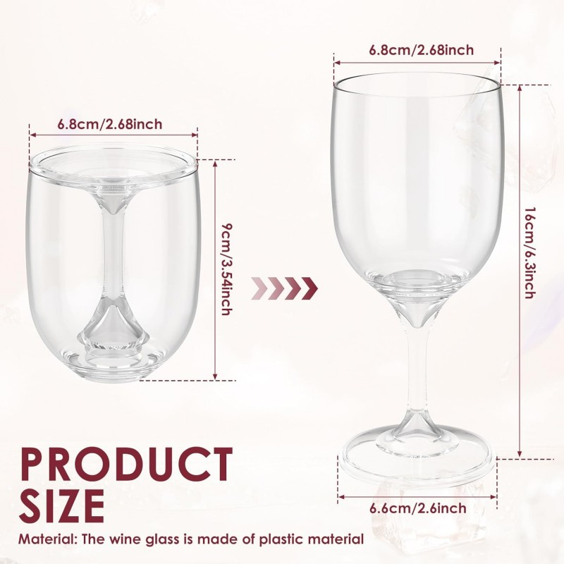 Folding Wine Glass Transparent - Wine & Beer Shop review and price