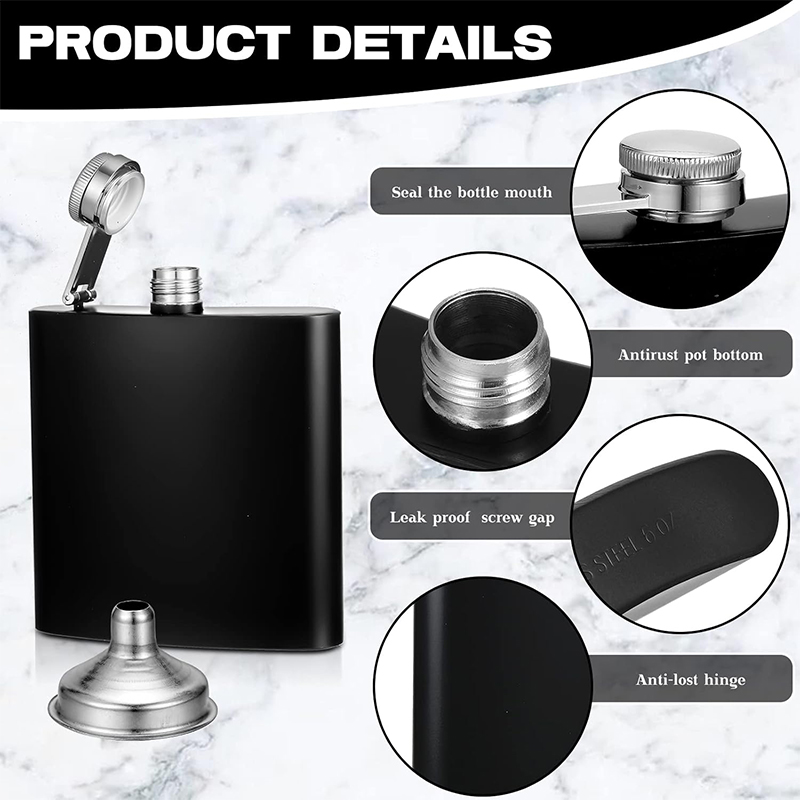 LMETJMA Camping 6 oz Stainless - Wine Beer And Spirits review and price