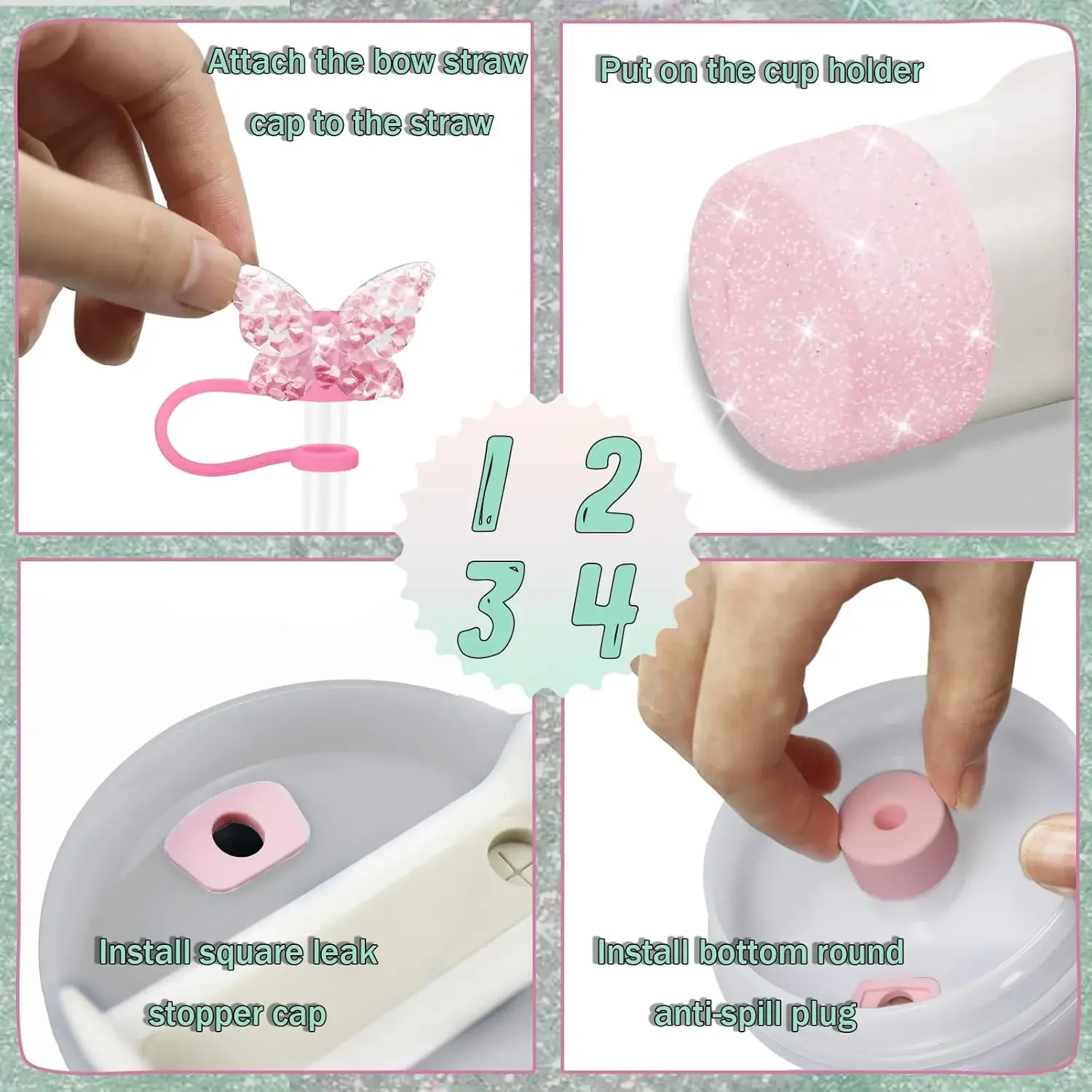 8PCS Cup Accessories Set for S - Bottle Stopper Set review and price