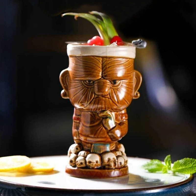 520ml Ceramic Tiki Mug Creativ - Wine Beer Coffee review and price