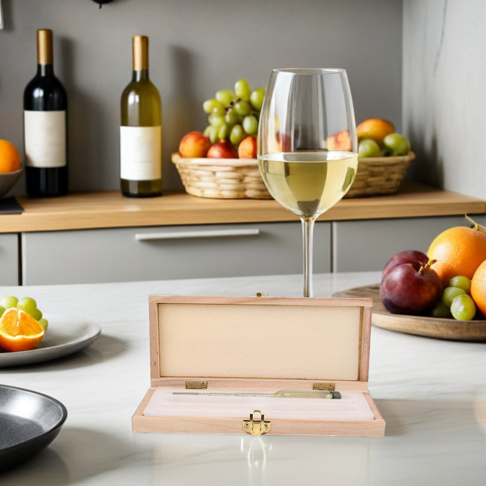 Wooden Hydrometer Storage Box  - Wine Beer And Spirits review and price