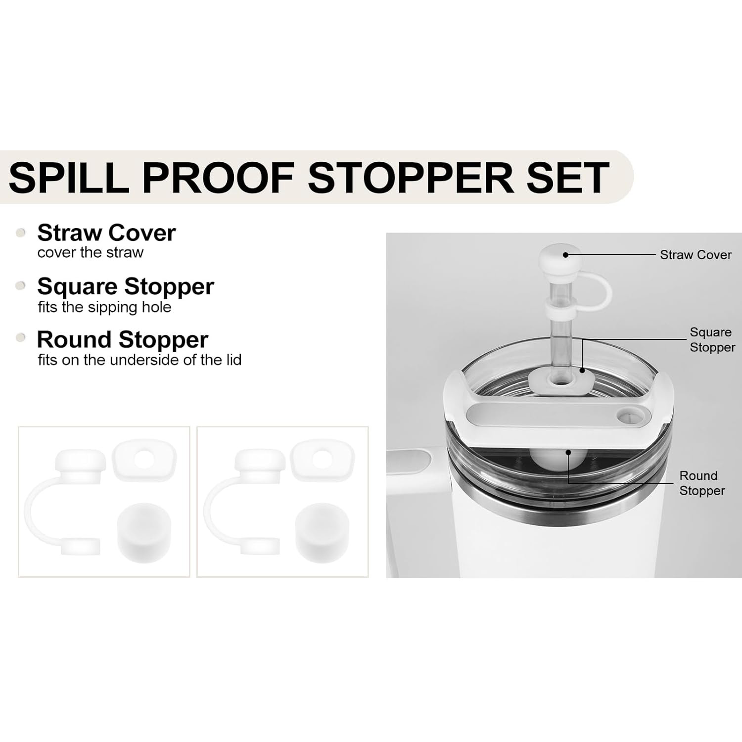 6/12Pcs Accessories for Stanle - Bottle Stopper Set review and price