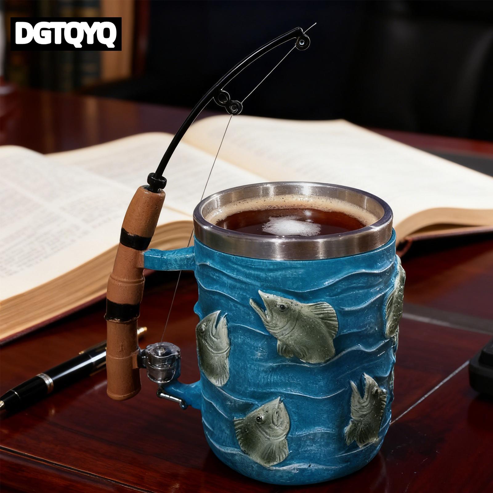 Coffee Mug Resin 3D Fish Cold  - Wine Beer Coffee review and price